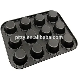 T096 PRZY Large size 12 holes cake muffin pan