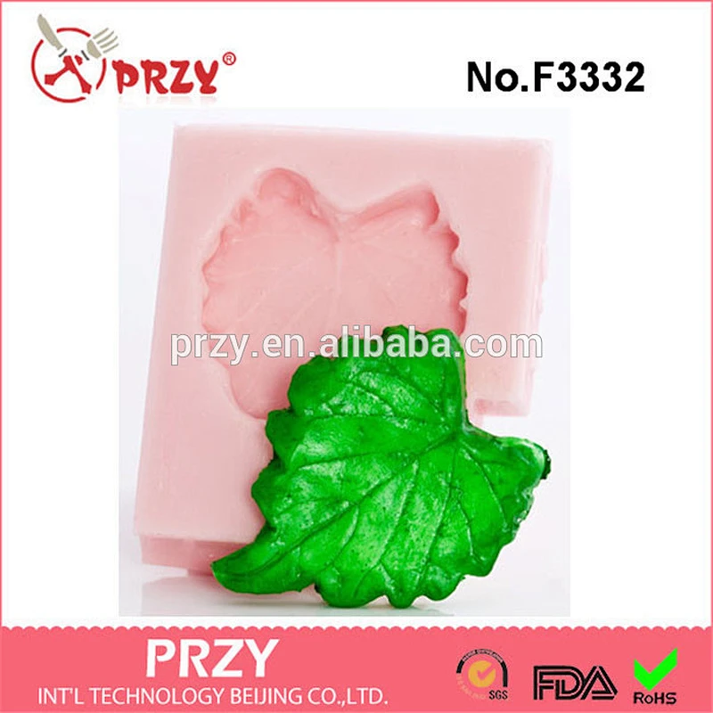 F3332 Silicone Leaf Mold leaf cake mold leaf decoration tool mold