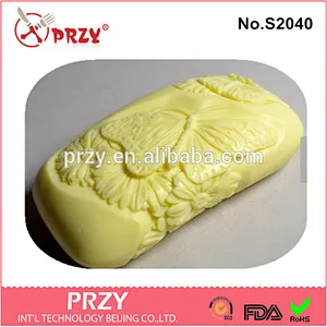 Eco-friendly DIY craft handmade butterfly silicone soap mold