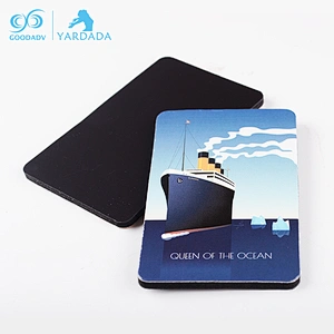 Personalised sublimation souvenir ship eva foam fridge magnet