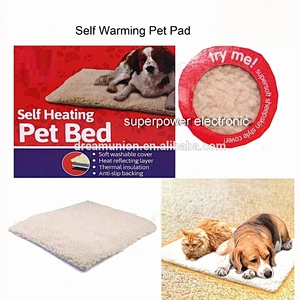 Self Heating Thermal Pet Dog Cat Bed Cushion Pad Heated Mat Super Warm Rug Washable