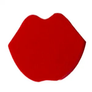 2017 Best selling SD slatwall lip shaped blending makeup sponge