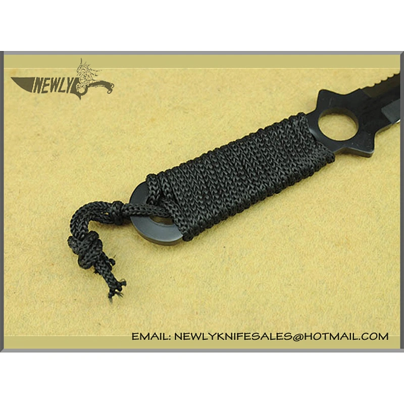 Outdoor ABS Handle Survival Diving Knife 420 Stainless Steel Knife