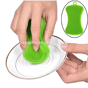 2018 wholesales silicone sponge kitchen