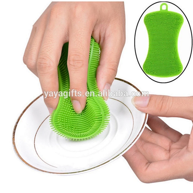 2018 wholesales silicone sponge kitchen