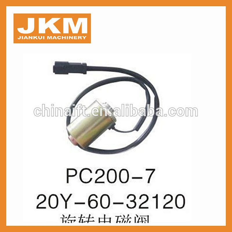 PC200-6 excavator Solenoid valve 20Y-60-32121, 20Y-60-32120