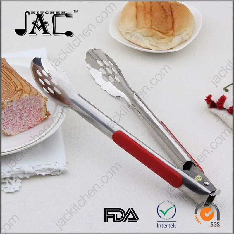 Safefamous Brand Wood Handle Bbq Tong