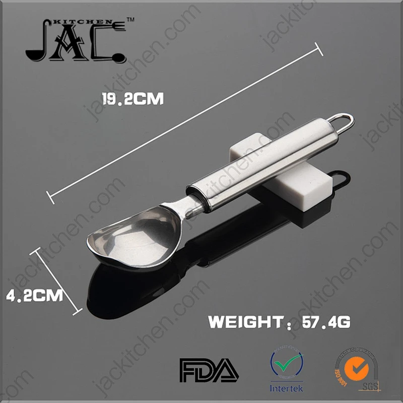 Quality Stainless Steel Hand Held Scoop for Ice Cream