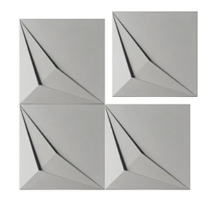 Geometric concrete Brick mould decorative wall brick Molds  cement simple background wall Tiles silicone  mould