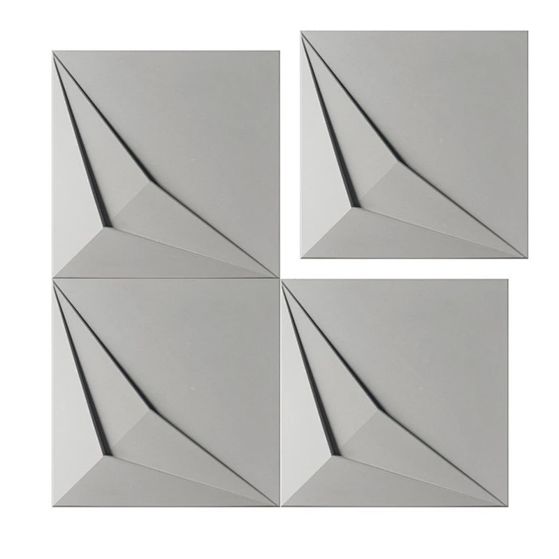 Geometric concrete Brick mould decorative wall brick Molds  cement simple background wall Tiles silicone  mould