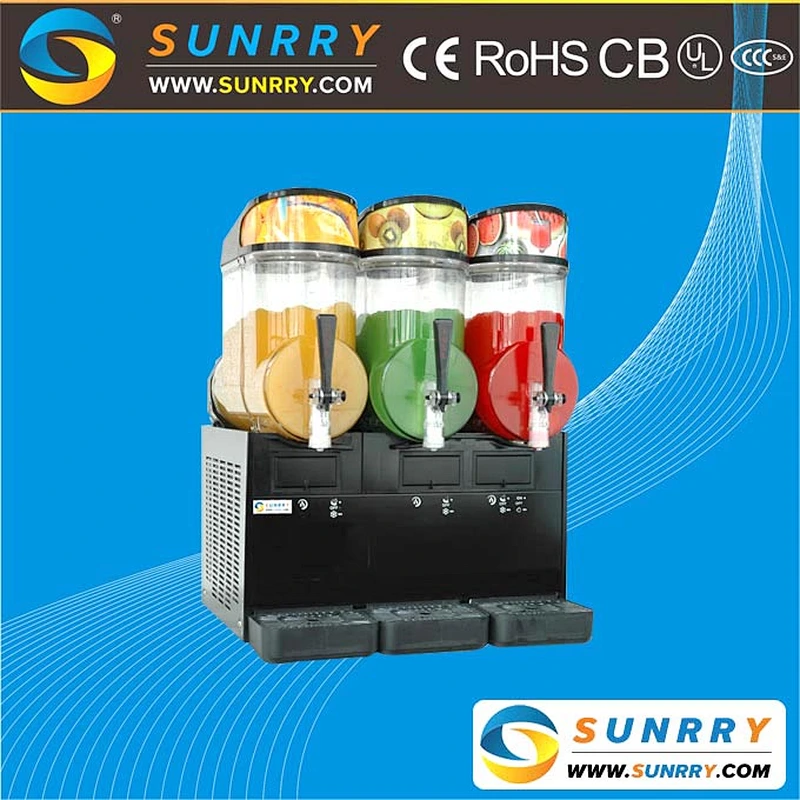 3 bowl smoothie industrial granita slush vending machine