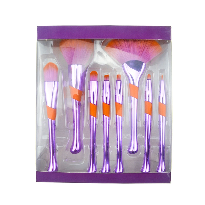 Sialia Plastic Handle makeup brush Sets Professional Cosmetic Brushes with  Eye Shadow Mixed Concealer Makeup Too