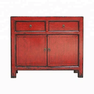 chinese antique distressed furniture oriental lacquered buffet