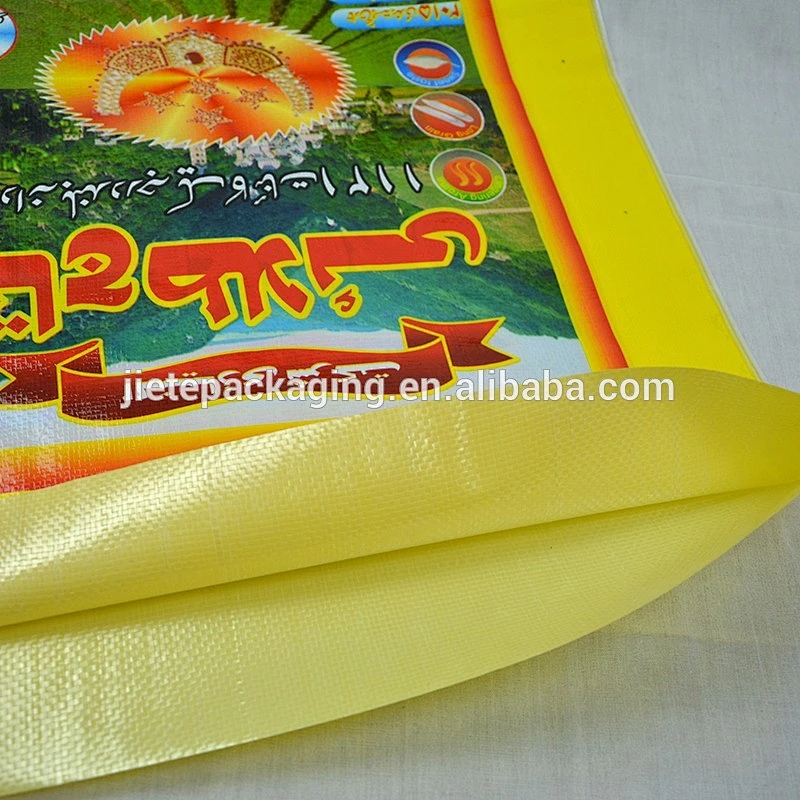 Great quality container bopp laminated plastic pp woven bags for packing rice, flour 80kg 50kg
