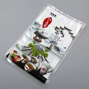 Durable using PE printed plastic bags for fruit juice beverage packaging