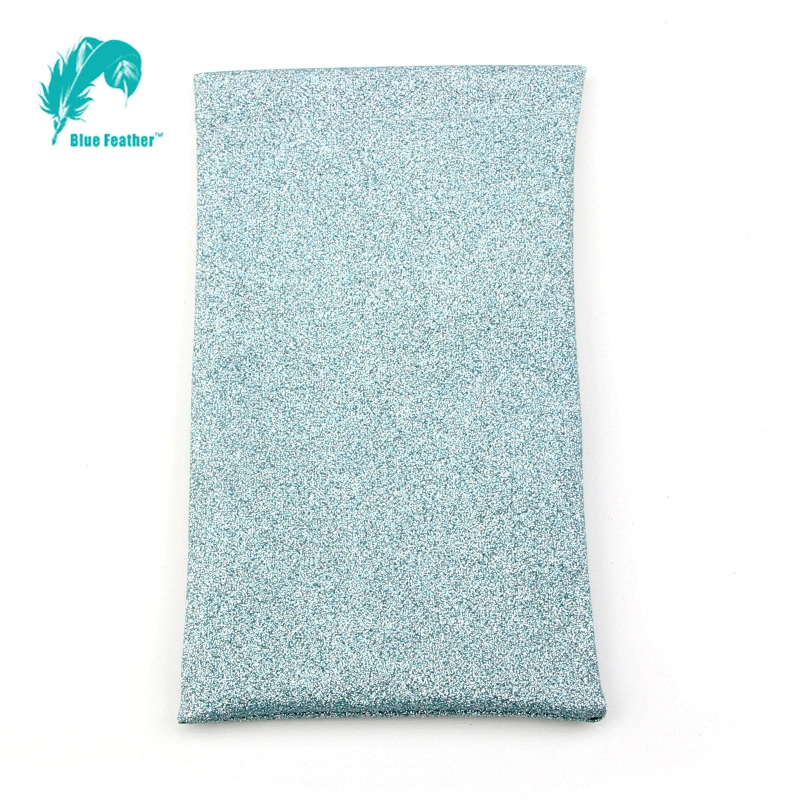 Factory fashion shiny soft glasses bag eyeglasses pouch