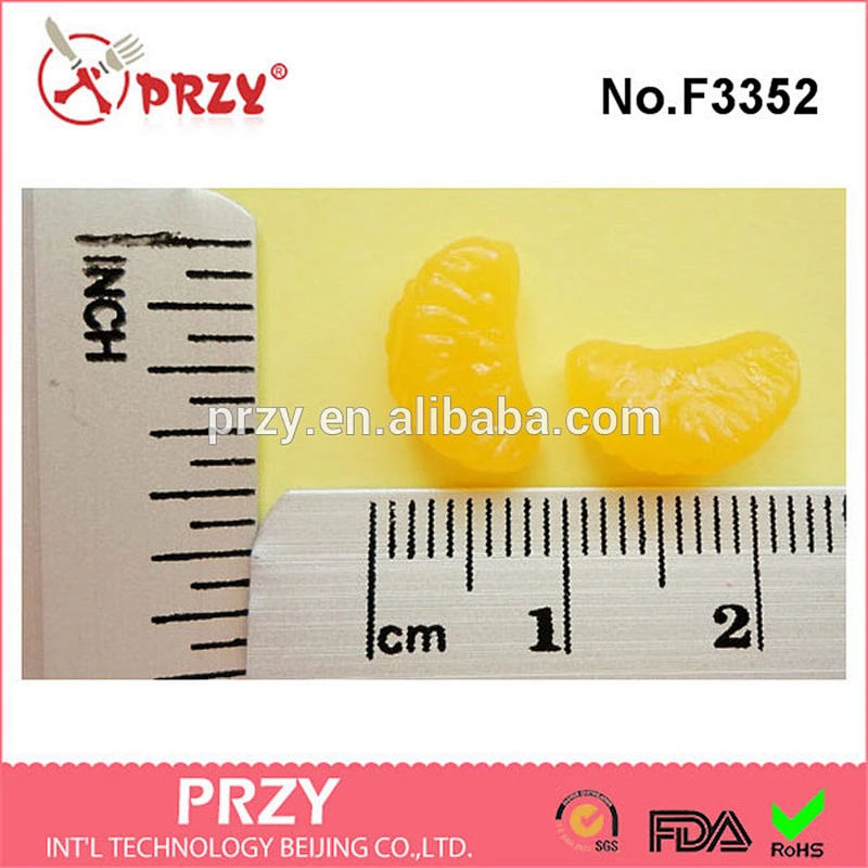 F3352 Tiny Orange Tangerine Slice Flexible Silicone Mold food grade silicone cake mold silicone molds for wholesale