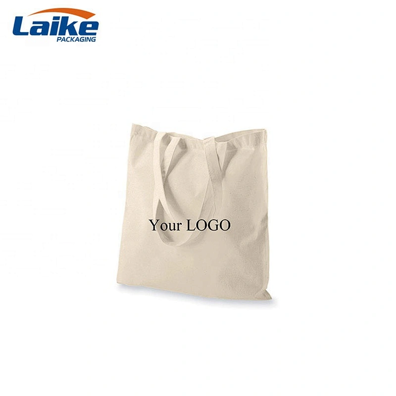 Customize Reusable Eco Friendly Promotional blank cotton tote grocery bags with custom printed logo linen beach tote bag