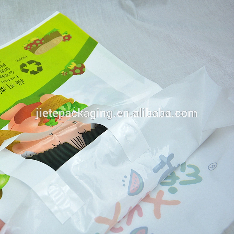 economic pe plastic shopping bag with gusset side