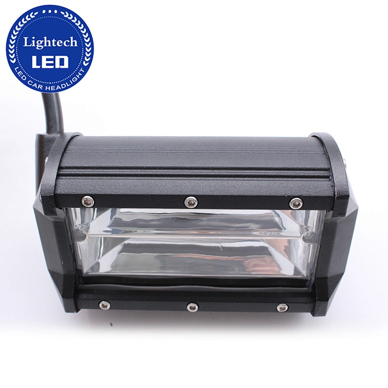 Lightech Waterproof Offroad Led Light bar 72W Led Work Light 5inch Led Driving Light For 4x4 Truck Car