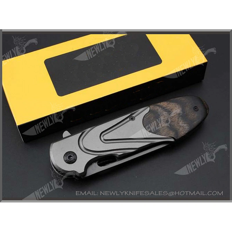Custom Logo Folding Knife Tactical Quick Opening Pocket Knife