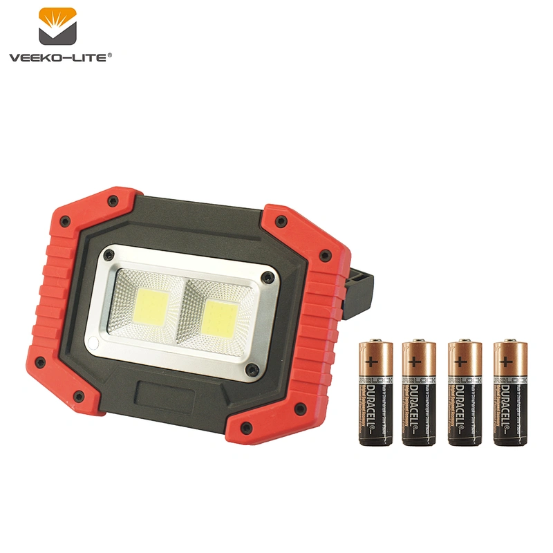 HOT SALE HANGABLE RECHARGEABLE PLASTIC 500 LUMENS WORKING LIGHT 3.7V 2200MAH LI-ION BATTERY OR 4AA BATTERY