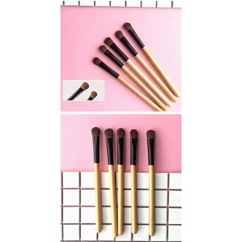 Wholesale 2pcs custom logo makeup brush eyebrow eyeshadow makeup brush for makeup