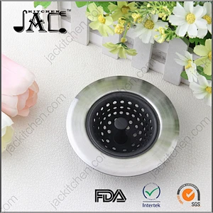 High Quality Silicone Stainless Steel Sink Strainer with Stopper