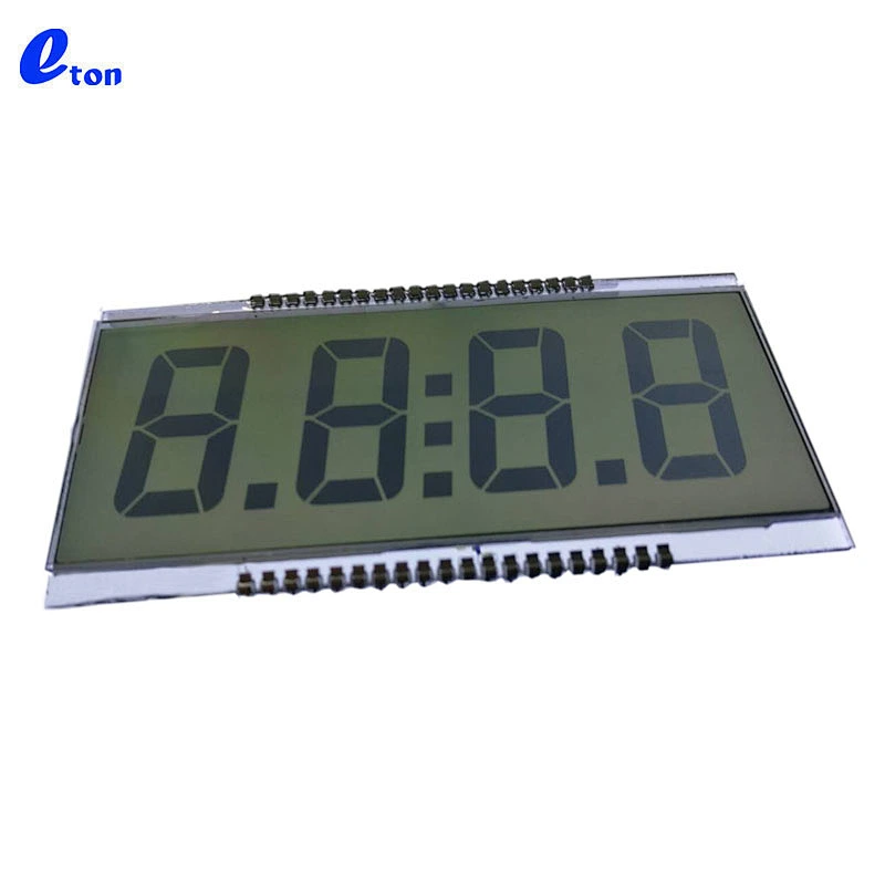 Digital Clock Static Driving 5V 4 Digit 7 Segment LCD