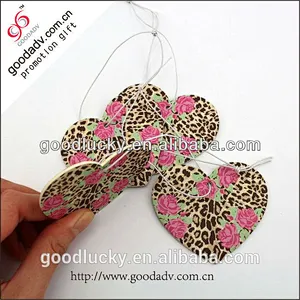 Car perfume hot sale paper car air freshener