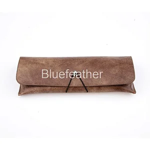 Unisex Style Soft Pouch Pu Leather Sunglasses Case