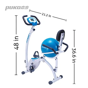 High quality yoga balls' magnetic bike with confortable and big seat cushion for body health