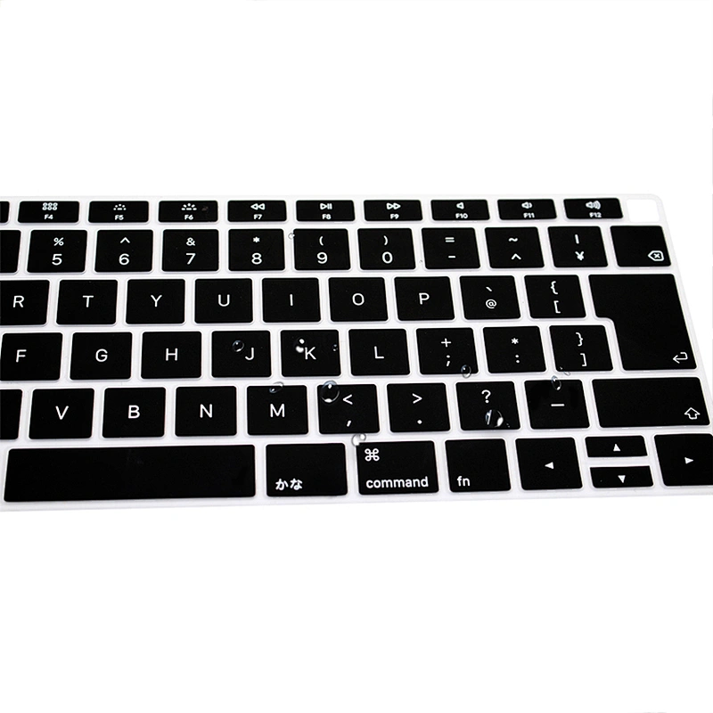 custom silicone keyboard cover JP English Keyboard Protector Skin for MacBook Air 13 inch with pro Retina Display 2018 Newest