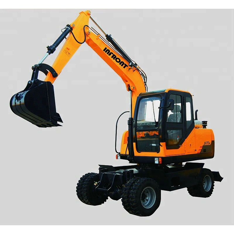 Factory-out wheel excavator 7 ton hydraulic excavator