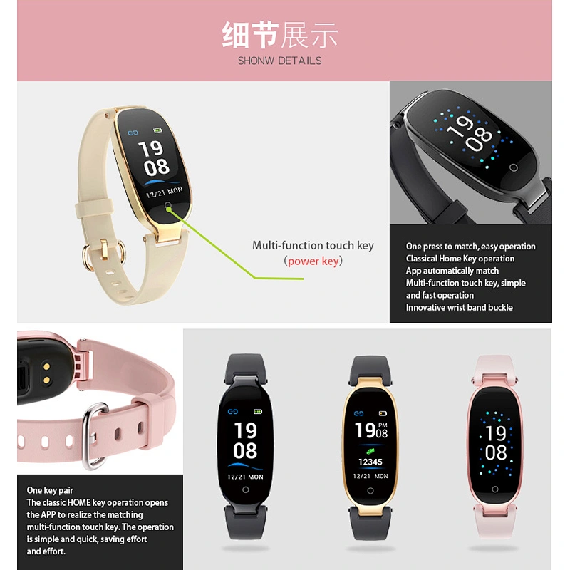 2019 new gift for women s3 fitness wrist watch smart band bracelet