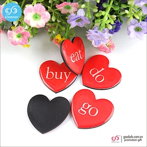 Souvenir custom epoxy clear fridge magnet sticker wholesale