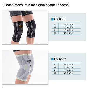 Enhanced Knee Support Patella Silicone Ring Silicone Granules
