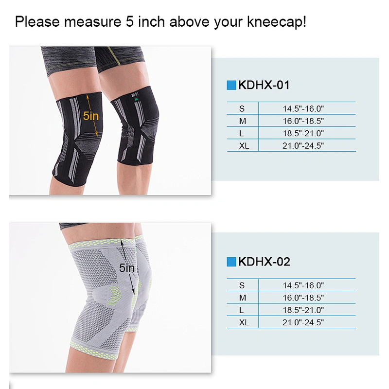 Enhanced Knee Support Patella Silicone Ring Silicone Granules