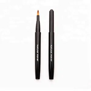 Professional Synthetic Hair Retractable Lip Makeup Brush Private Label Retractable Makeup Brush Lip Brush