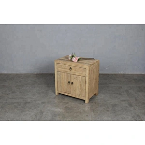 wholesale chinese antique rustic reclaimed elm wood nightstand asian furniture