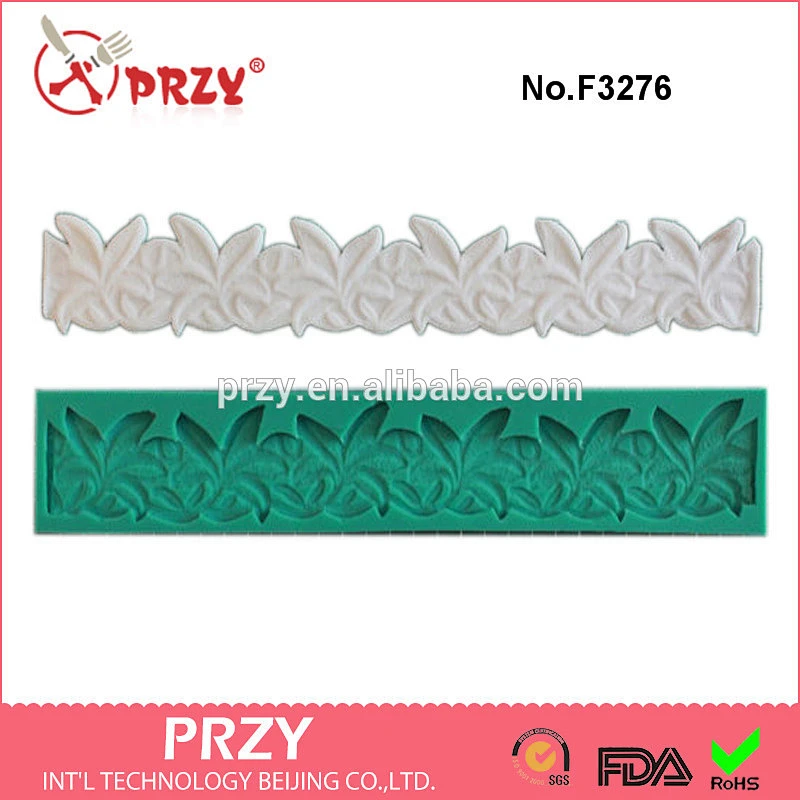 F3276 Silicone mold Floral Lace Board - Sugarcraft Cake Decorating Fondant / fimo mold