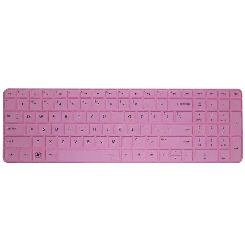 custom silicone keyboard cover keyboard skin for HP New DV6(with number pad)New G6