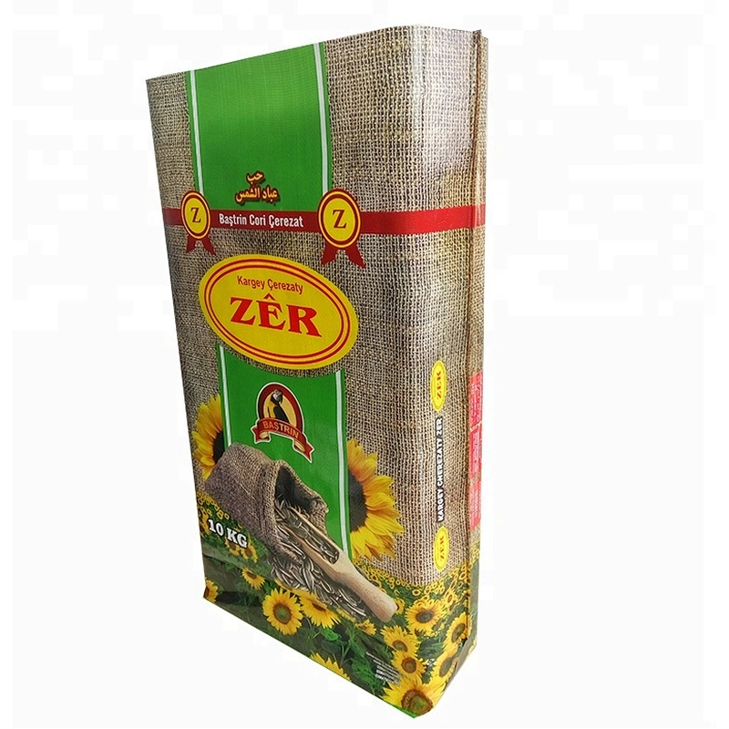 100% virgin pp agricultural sunflower seed PP woven packing bags, corn starch packaging bag