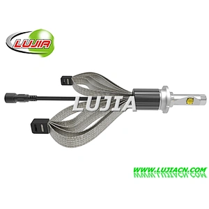 Lujia 2017 6000K 60W hot sales auto parts crees L7 xhp70 D2 led headlight bulb fit for D1 9004 9012 h4 h7 cob led bulbs
