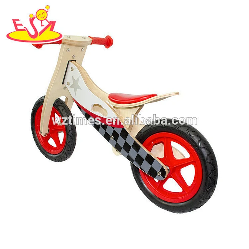 2018 Amazon top seller cheap balance running bike wooden baby balance bike with EN71 W16C200