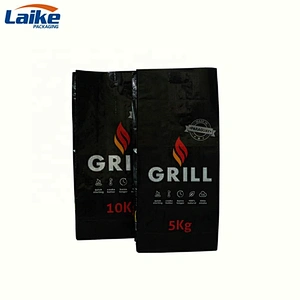 Paraguay grill charcoal bag 5kg 10kg ,pp woven packaging bag for charcoal
