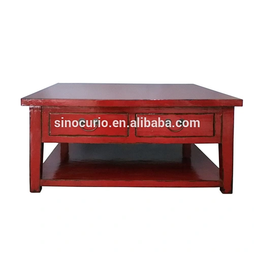 wholesale furniture china antique wood high glossy coffee table
