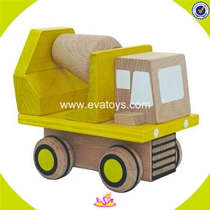 wholesale cheap baby wooden small car toy hottest children wooden small car toy W04A091