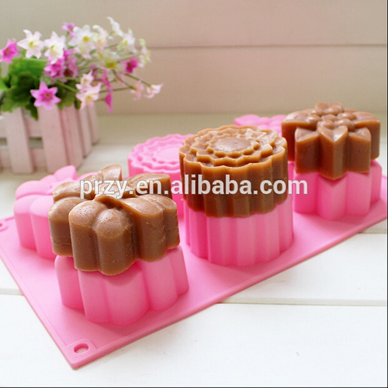 PRZY PR309 mulit shapes flower soap mold soap tray