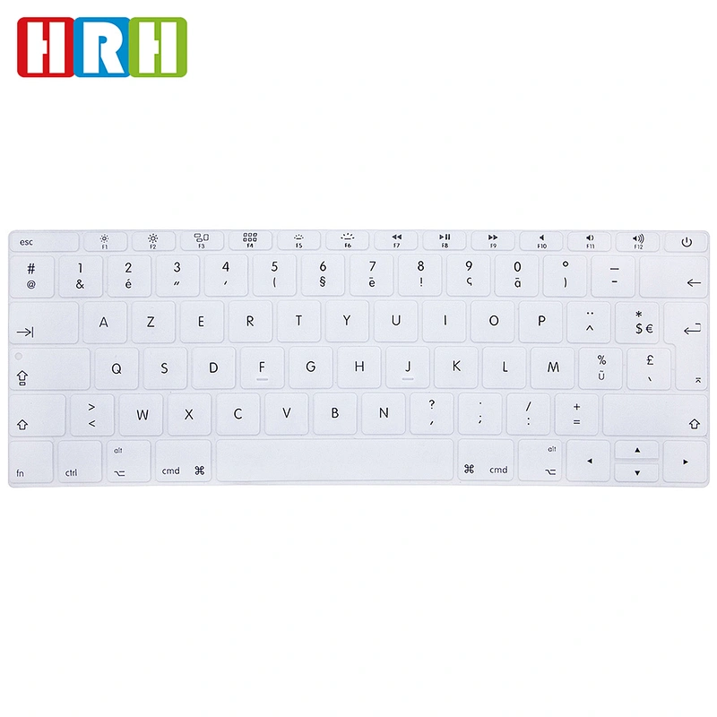 Waterproof Silicone French Keyboard Protective Film keyboard cover for Macbook Pro Retina 12